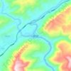 普光镇 topographic map, elevation, terrain