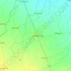Lambayong topographic map, elevation, terrain