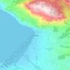 Loutraki topographic map, elevation, terrain