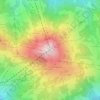 Hohe Salve topographic map, elevation, terrain