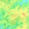 Clyde topographic map, elevation, terrain