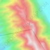 Jebel Hafeet topographic map, elevation, terrain