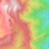 saebong topographic map, elevation, terrain