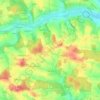 Puch topographic map, elevation, terrain