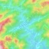 Bom Destino topographic map, elevation, terrain