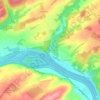 Prallsville topographic map, elevation, terrain