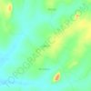 Egbeda topographic map, elevation, terrain