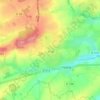 La Croix Verte topographic map, elevation, terrain