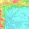 Joncas topographic map, elevation, terrain
