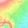 Bebandem topographic map, elevation, terrain
