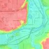 Riverbend Estates topographic map, elevation, terrain