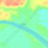 Exaltación topographic map, elevation, terrain