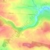 Copley Bent topographic map, elevation, terrain