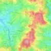 Lavau topographic map, elevation, terrain