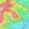 狗肚山 topographic map, elevation, terrain