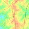South Henderson topographic map, elevation, terrain