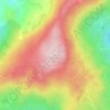 Gardunha topographic map, elevation, terrain