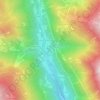 Zarri topographic map, elevation, terrain
