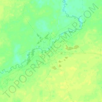 Кириллино topographic map, elevation, terrain