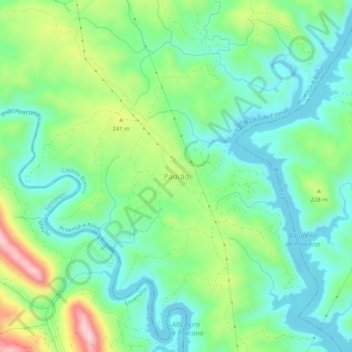 Padrão topographic map, elevation, terrain