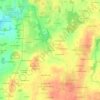La Chevrais topographic map, elevation, terrain