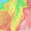 La Burne topographic map, elevation, terrain