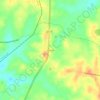 Moscow topographic map, elevation, terrain