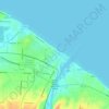 Ontario Beach topographic map, elevation, terrain