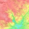 Kerozan topographic map, elevation, terrain