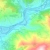 Vallina topographic map, elevation, terrain