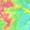 Bosen topographic map, elevation, terrain