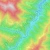 Case Santini topographic map, elevation, terrain