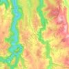 Banditaccia topographic map, elevation, terrain