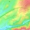 Východná topographic map, elevation, terrain