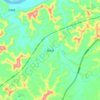 擦耳镇 topographic map, elevation, terrain