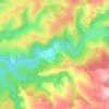 Fans topographic map, elevation, terrain