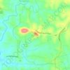 Mannur topographic map, elevation, terrain
