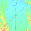 Dowlatabad topographic map, elevation, terrain