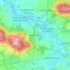 Berge topographic map, elevation, terrain