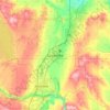 Lacombe topographic map, elevation, terrain