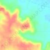 Flat Rock topographic map, elevation, terrain