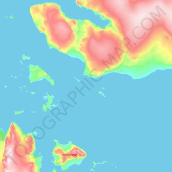 Behmøya topographic map, elevation, terrain