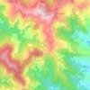 Brallo topographic map, elevation, terrain
