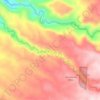 Huila topographic map, elevation, terrain