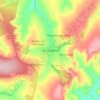 Itamarandiba topographic map, elevation, terrain