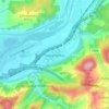 Dolný Hričov topographic map, elevation, terrain