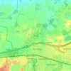 Fløng topographic map, elevation, terrain