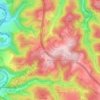 Bölling topographic map, elevation, terrain