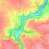 Guelzic topographic map, elevation, terrain