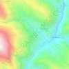 Cajuata topographic map, elevation, terrain